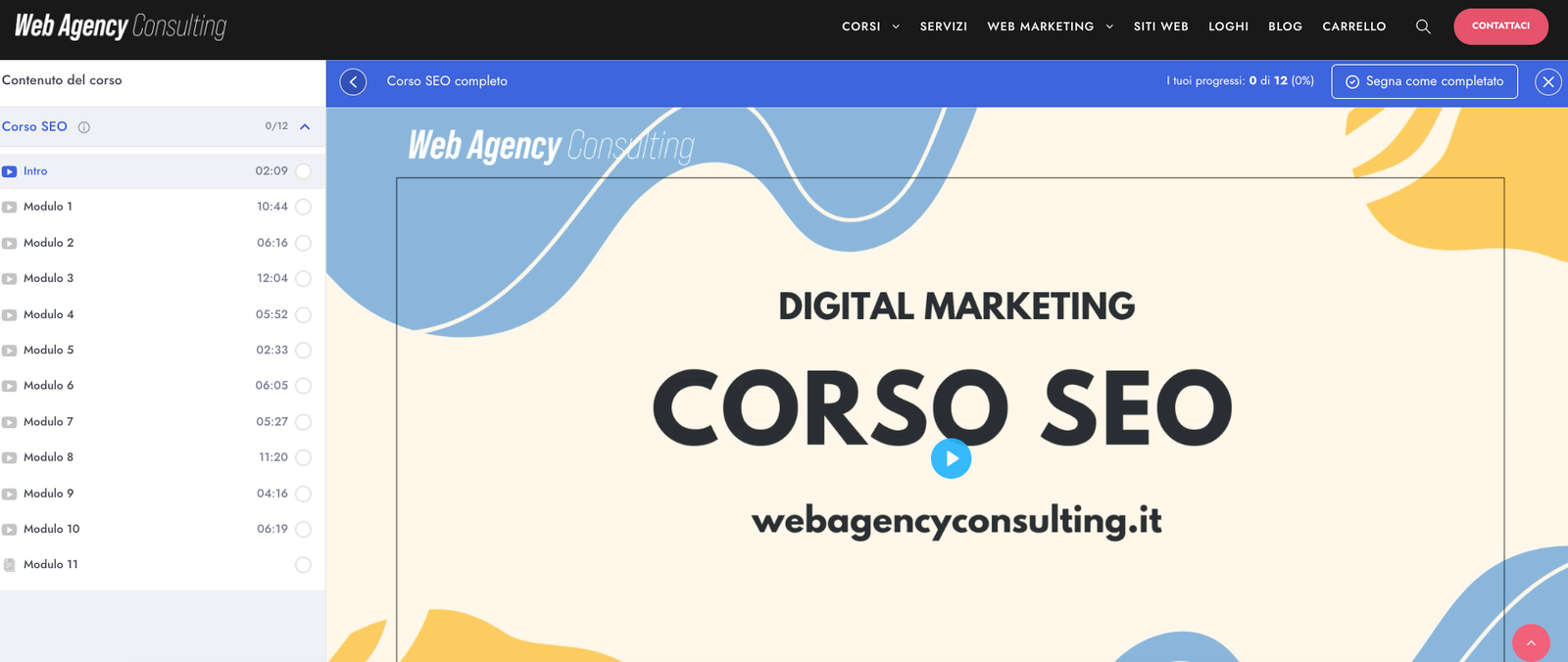 Corsi web marketing